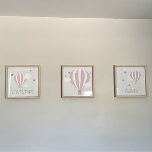 Hot air balloon art + frames